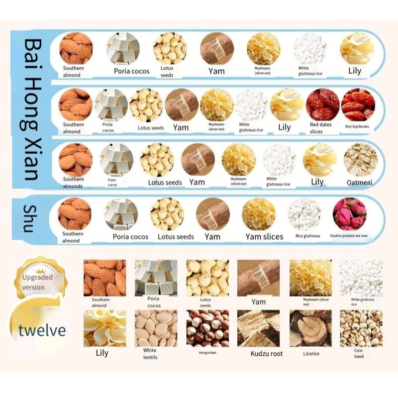 Collagen Drink Factory - Bird's Nest Almond Qibai Diet Fiber