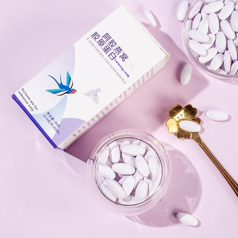 Collagen Candy Manufacturer - Factory Direct Bird's Nest Mint Glucose