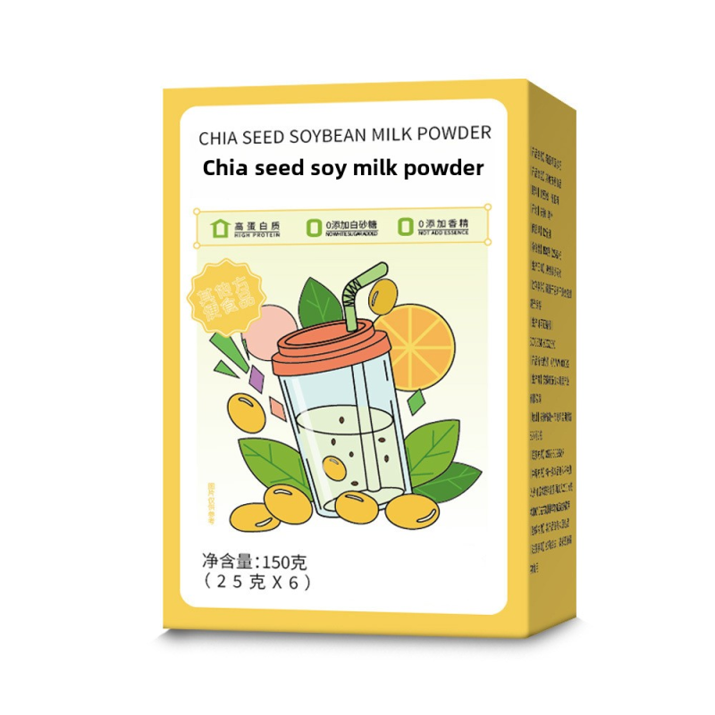 Meal Replacement Powder Factory - Chia Seed Soy Milk Colorful Barrel