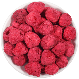 Freeze Dried Fruit Manufacturer - Whole Raspberry Crumbs Cake Decoration