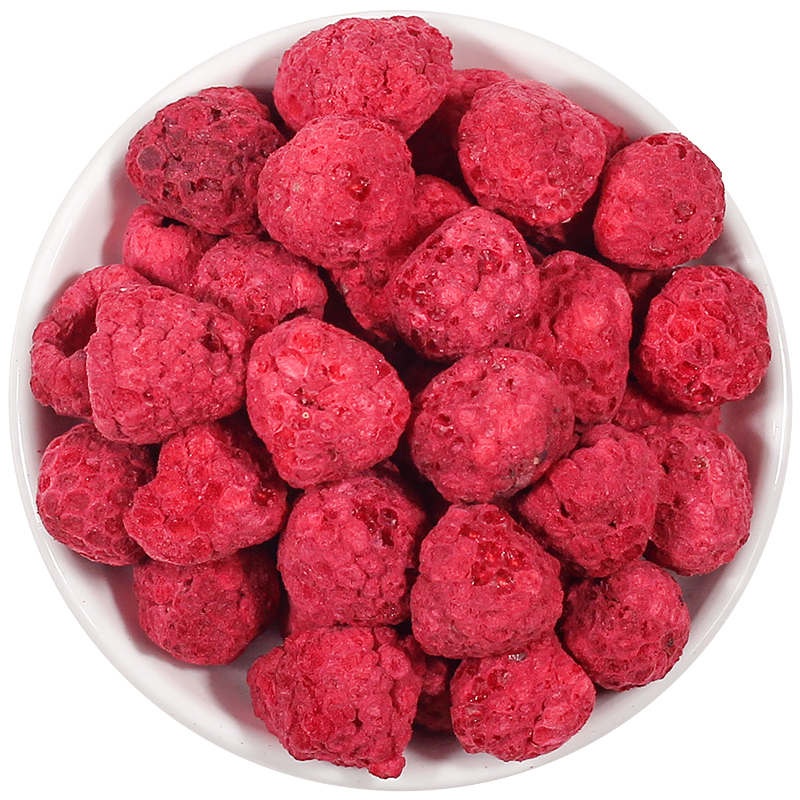 Freeze Dried Fruit Manufacturer - Whole Raspberry Crumbs Cake Decoration