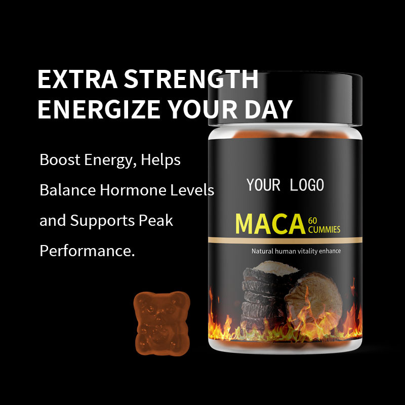 Maca Gummies Manufacturer - Hard Texture Mint Coating Cross Border