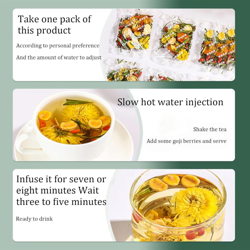 Health Tea Factory - Cross Border Dandelion Goji Berry Bag