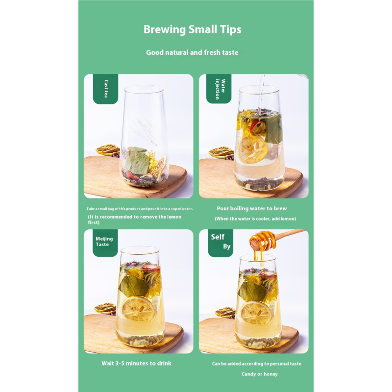 Beauty Tea Factory - Wholesale Lemon Hawthorn Lotus Leaf Box