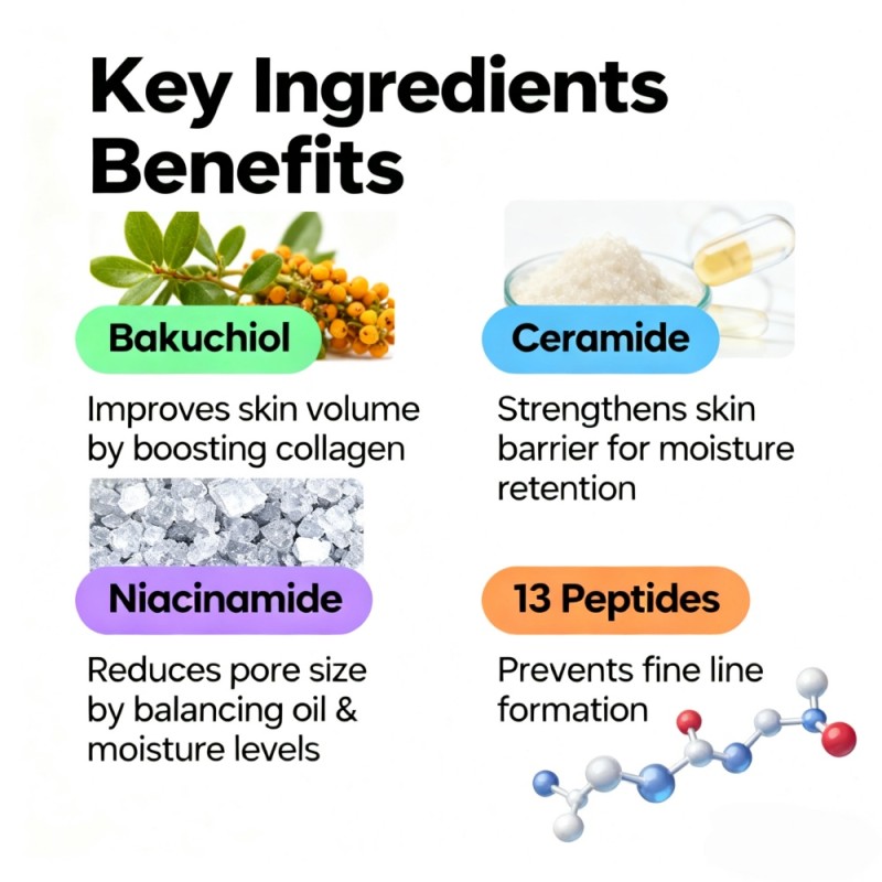 Bakuchiol Serum Manufacturer - Bulk 30ml Plumping Firming