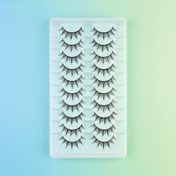 False Eyelashes Manufacturer - Wholesale 10 Pairs Manga Style