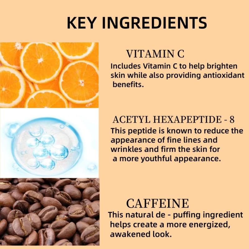 Peptide Eye Cream Supplier - OEM Vitamin C Brightening