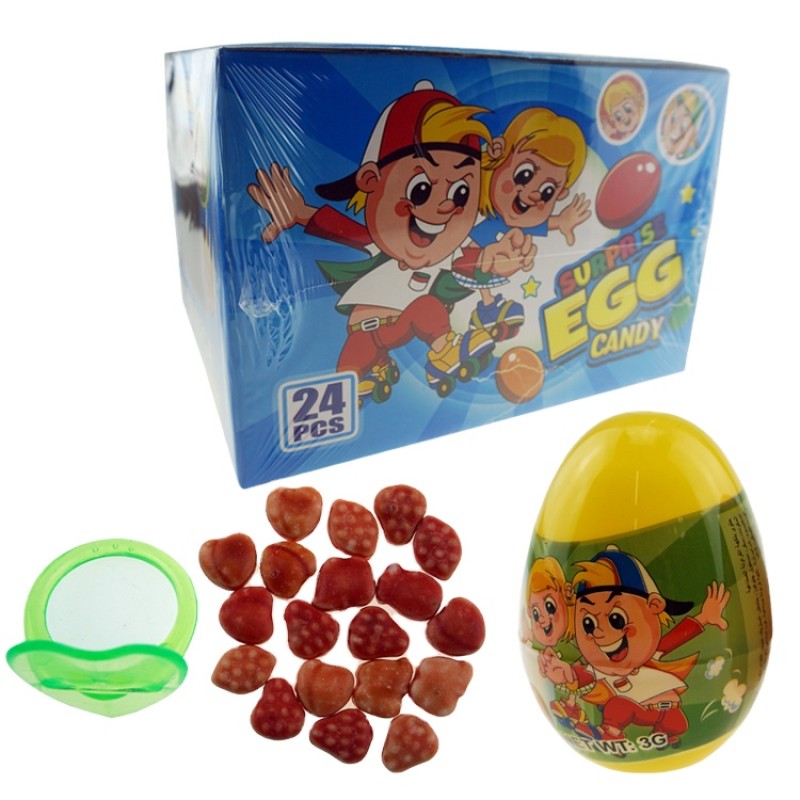 Cartoon Surprise Eggs Toys Factory - With Candy