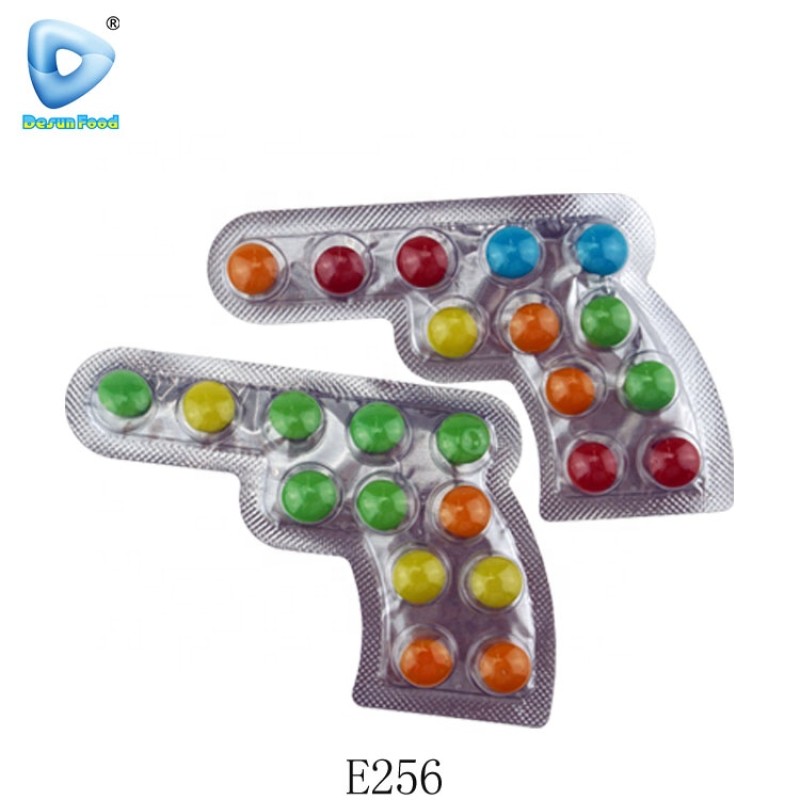 Gun Shape Chocolate Bean Candy Supplier - Colored Crispy