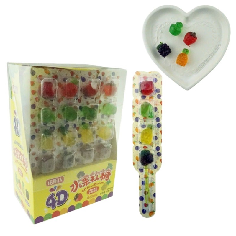 Fruit Shape Gummy Sweets Manufacturer - Colorful Jelly