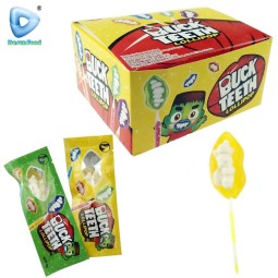 Buck Teeth Fluorescent Lollipop Supplier - Hard Candy