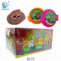 Colourful Fruit Roll Bubble Gum Supplier - Customized