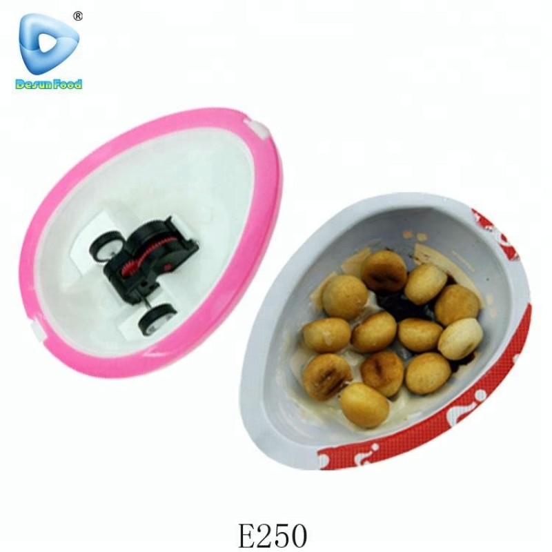 Car Shape Egg Chocolate Factory - With Biscuit