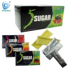 Halal Fruit Chewing Gum Supplier - 5 Stick