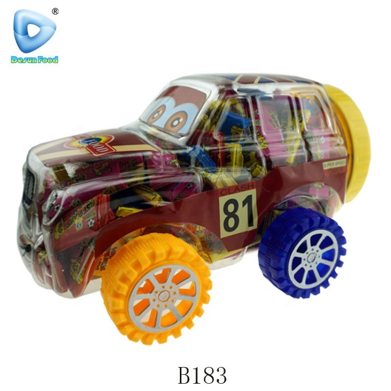 Toy Car Jar Bubble Gum Factory - With Tattoo