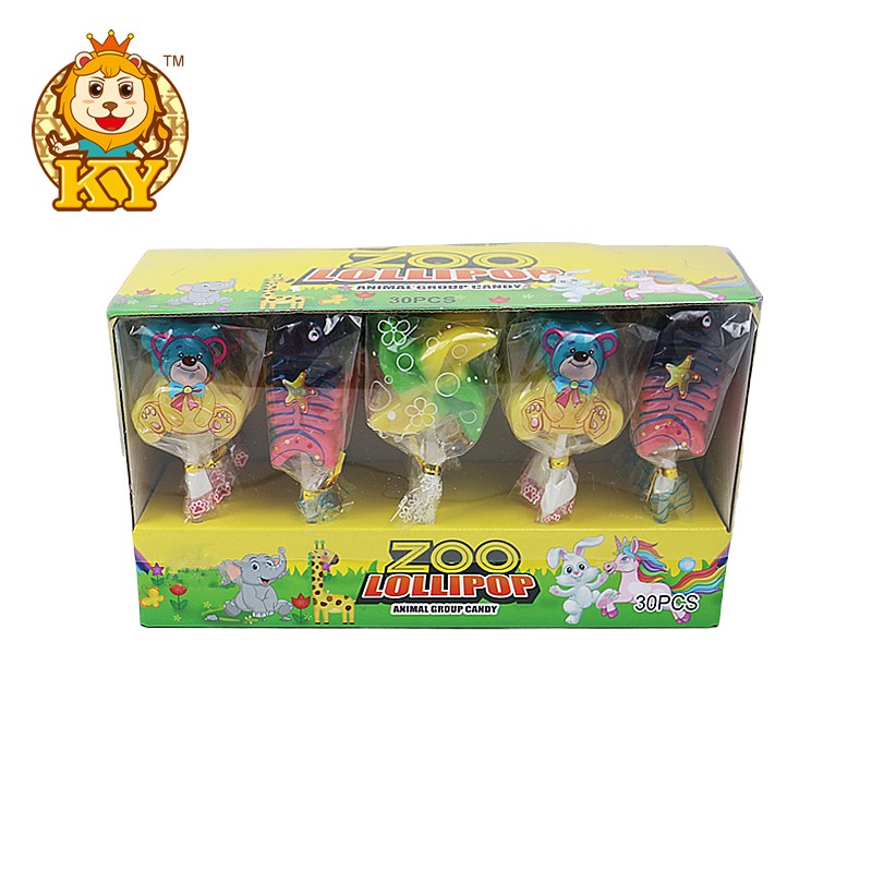 Animal Shape Lollipops Factory - Manufacturer Cartoon Fruit Flavor Hard Candy