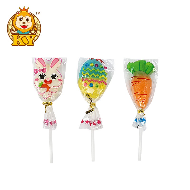 Carrot Rabbit Lollipop Manufacturer - New Arrival Factory Custom Hard Candy