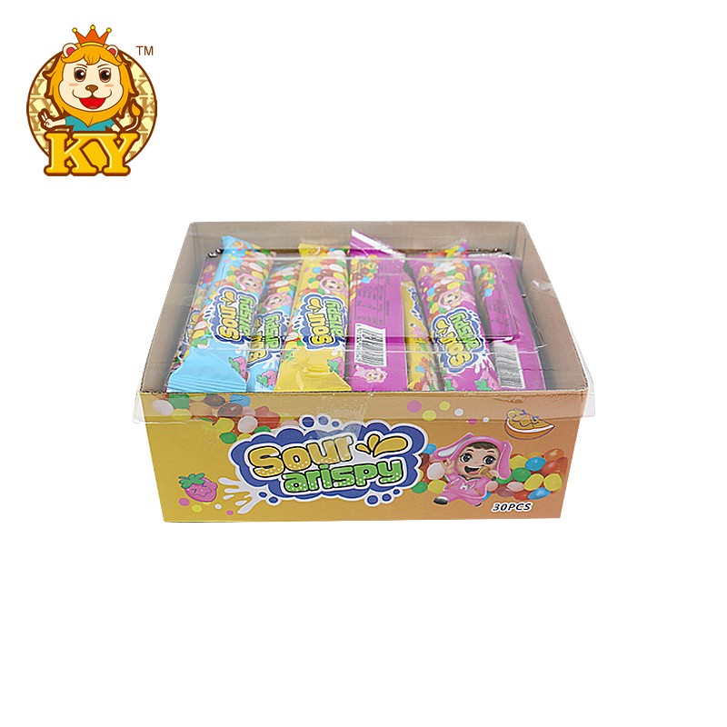 Long Multi-colored Candy Manufacturer - Wholesale Sour Fruity Flavor Chewy Crispy
