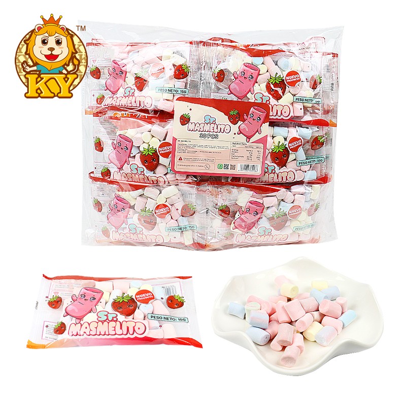 Mini Marshmallows Manufacturer - Wholesale Colorful Fruit Flavor