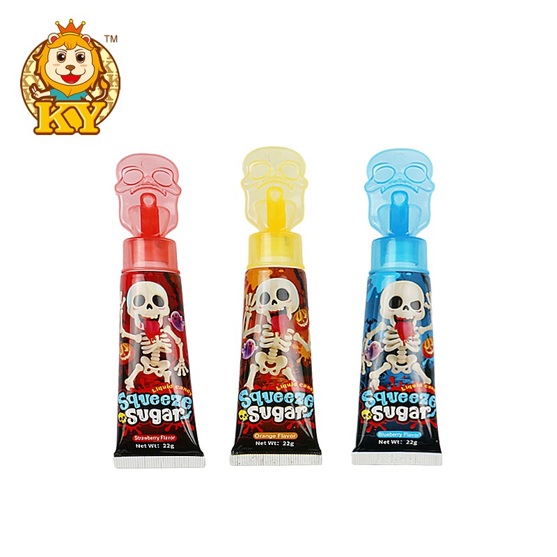 Skull Shape Liquid Candy Manufacturer - Custom Sour Jam Fruity