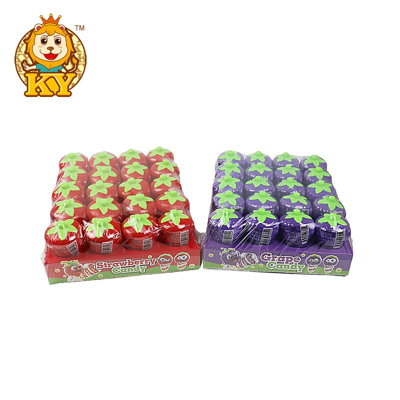 Strawberry Shaped Hard Candy Supplier - Wholesale with Sour Powder Candy