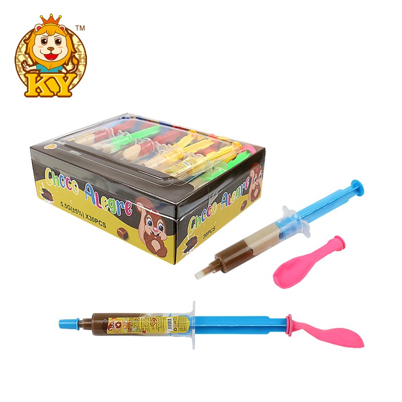 Liquid Chocolate in Gun Shape Manufacturer - OEM with Balloon Candy Biscuit