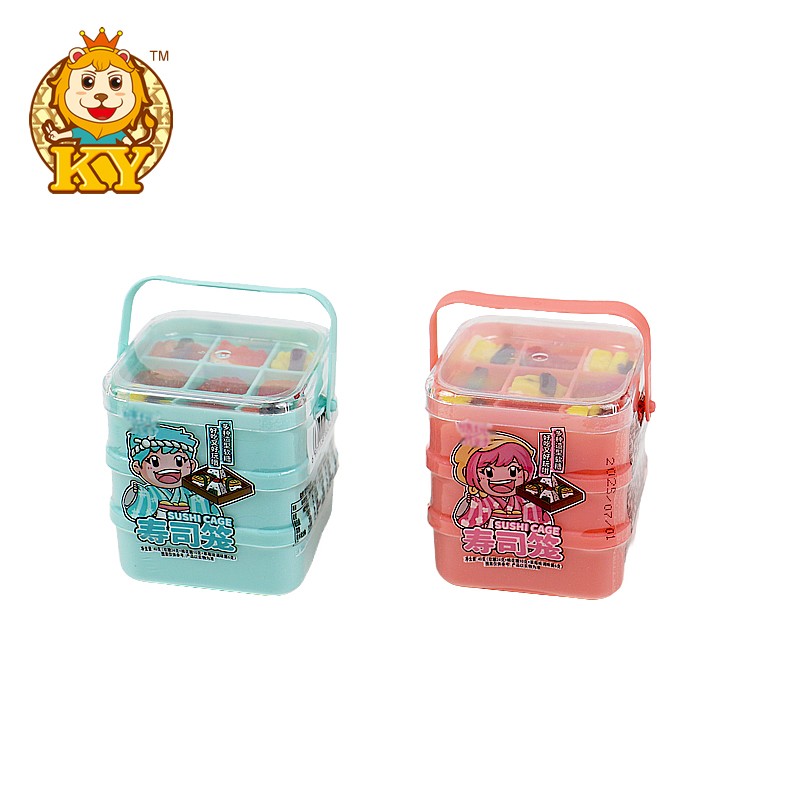 Sushi Shaped Soft Candy Supplier - Wholesale with Marshmallow Sour Liquid
