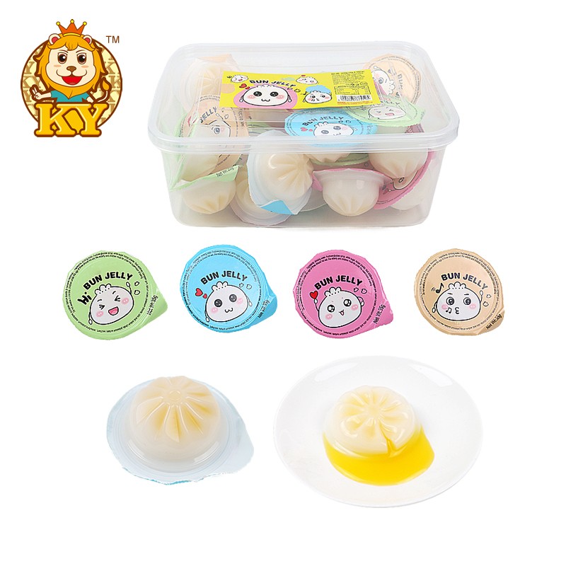 Flowing Bun Shape Jelly Pudding Supplier - Wholesale Fruity Flavor Cute