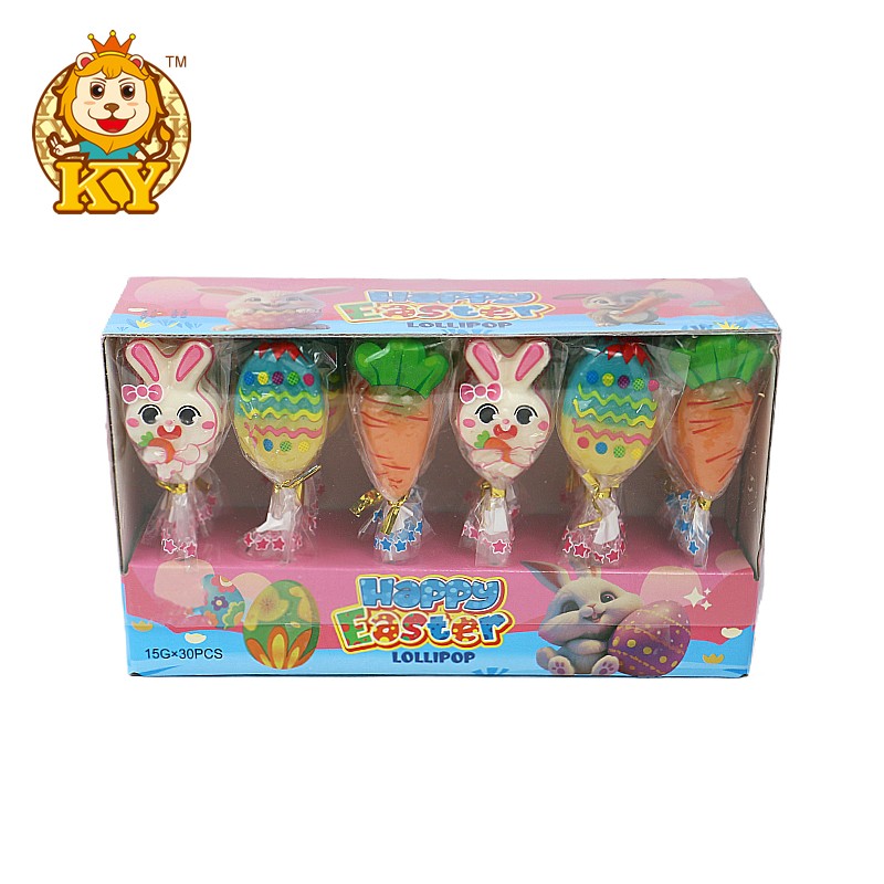 Carrot Rabbit Lollipop Manufacturer - New Arrival Factory Custom Hard Candy