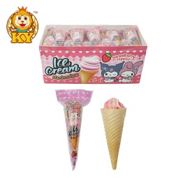 Ice Cream Cone Marshmallows Factory - Wholesale Sweet Pink for Kids