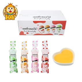 Ice Cream Shape Jelly Pudding Supplier - Wholesale Sweet Fruity Flavor