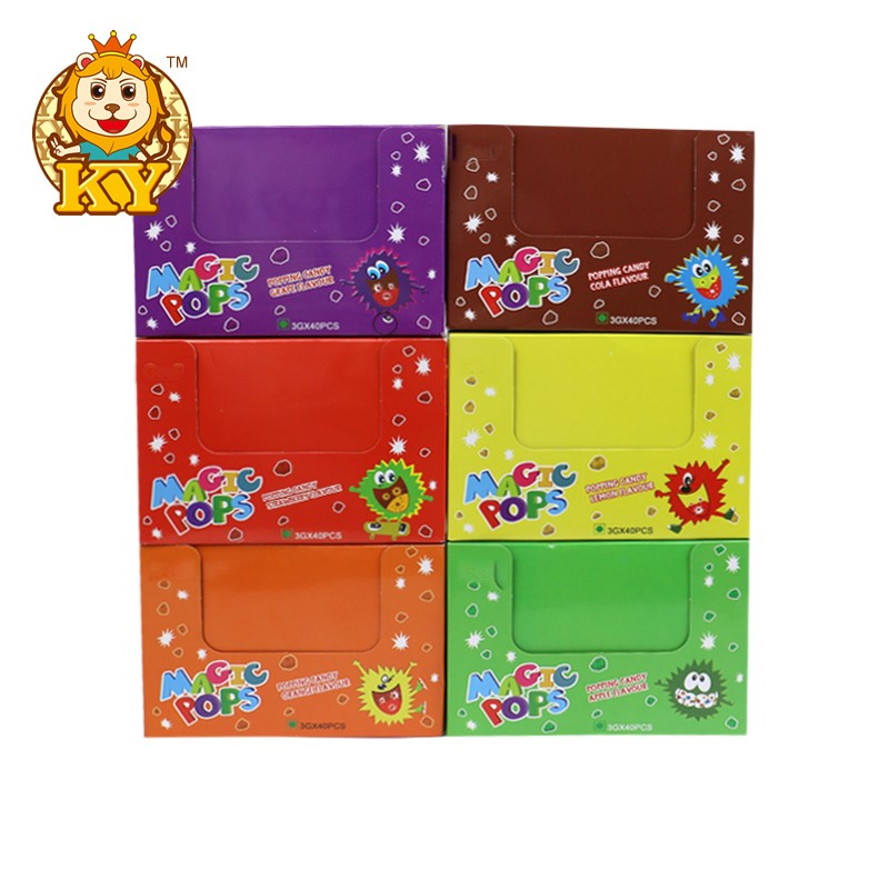 Magic Rock Popping Candy Supplier - Factory New Product Cheap Fruity Flavor