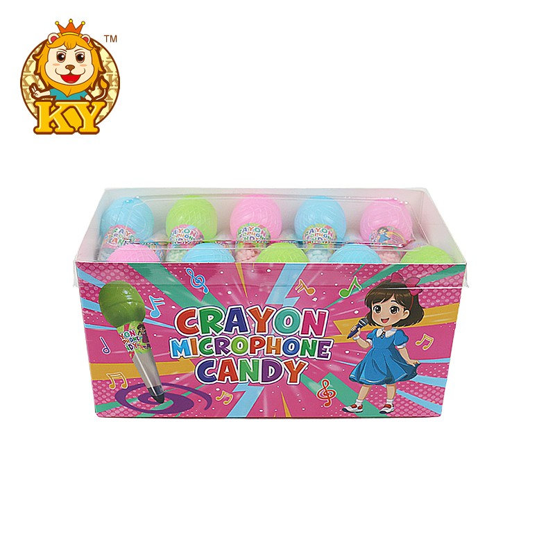 Microphone Shaped Hard Candy Factory - Wholesale Sweet Fruity Flavored Powder