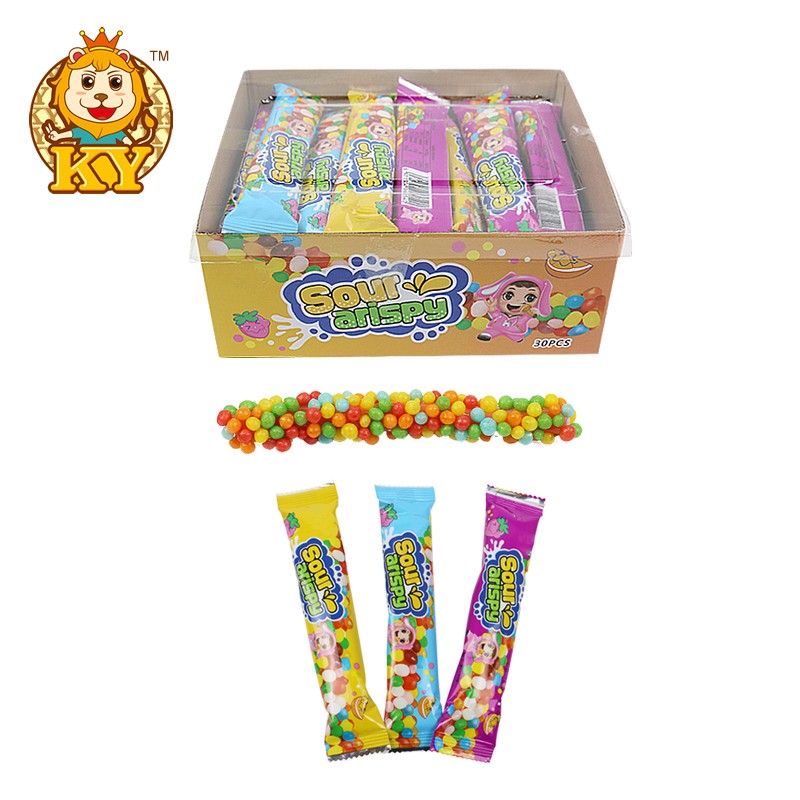 Long Multi-colored Candy Manufacturer - Wholesale Sour Fruity Flavor Chewy Crispy