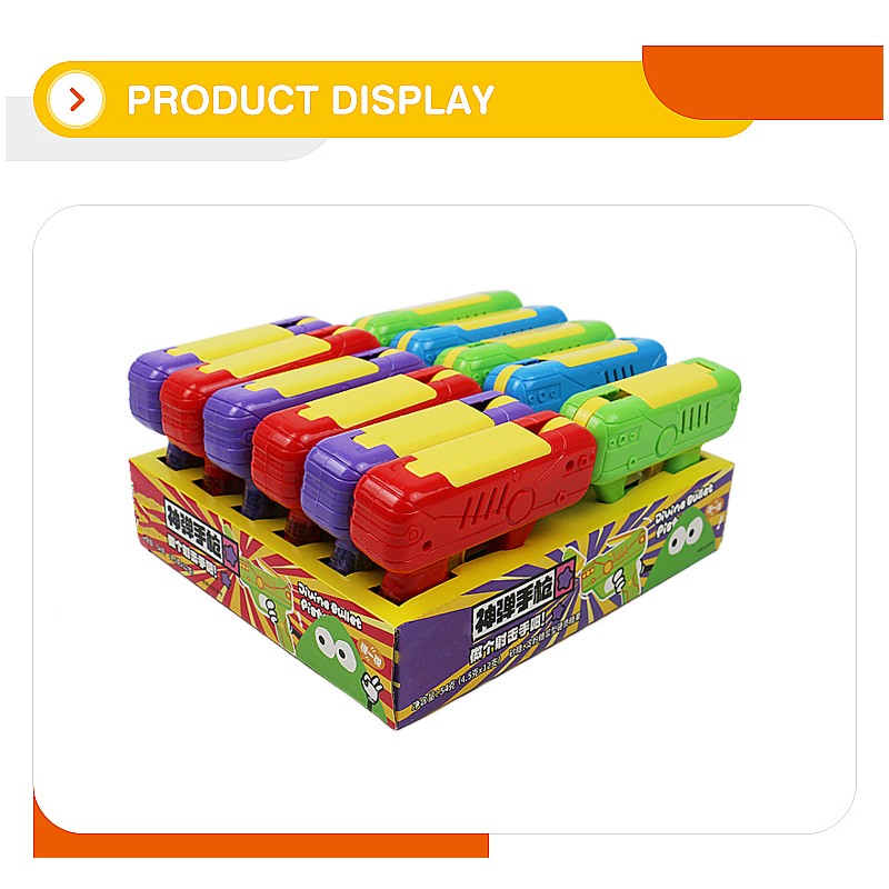 Plastic Gun Toys Shape Hard Candy Supplier - OEM Children's Lipstick Nipple