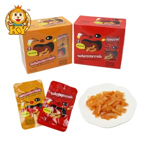 Hand-Shredded Vegetarian Steak Manufacturer - Wholesale Spicy Bean Curd in Box