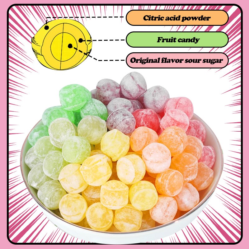 Sour Gummy Candy Factory - OEM Super Sour Mini Chewy