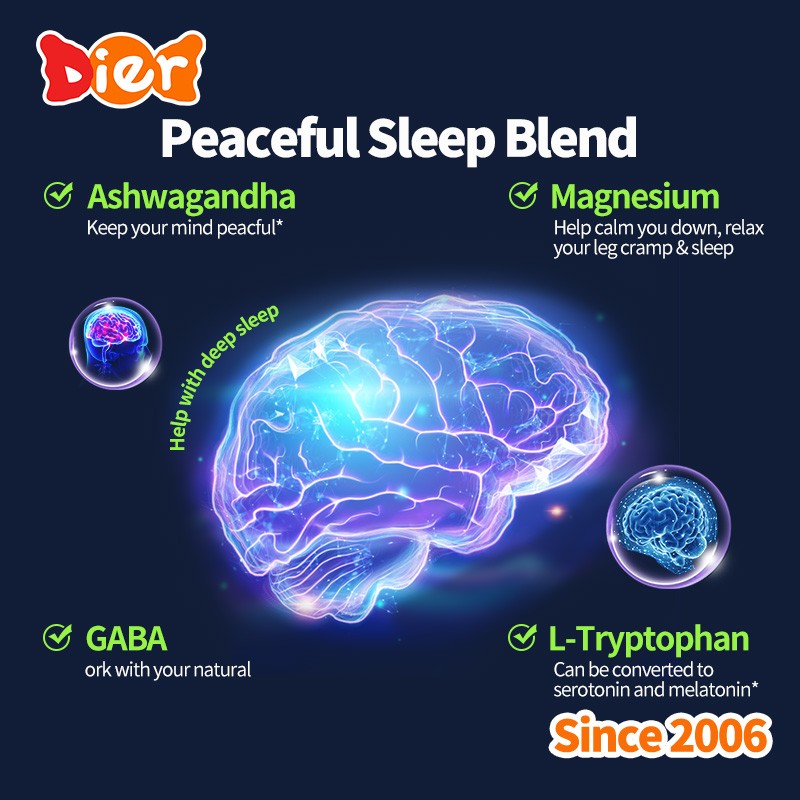Sleep Melatonin Gummy Candy Factory - ODM Custom Deep Relaxation