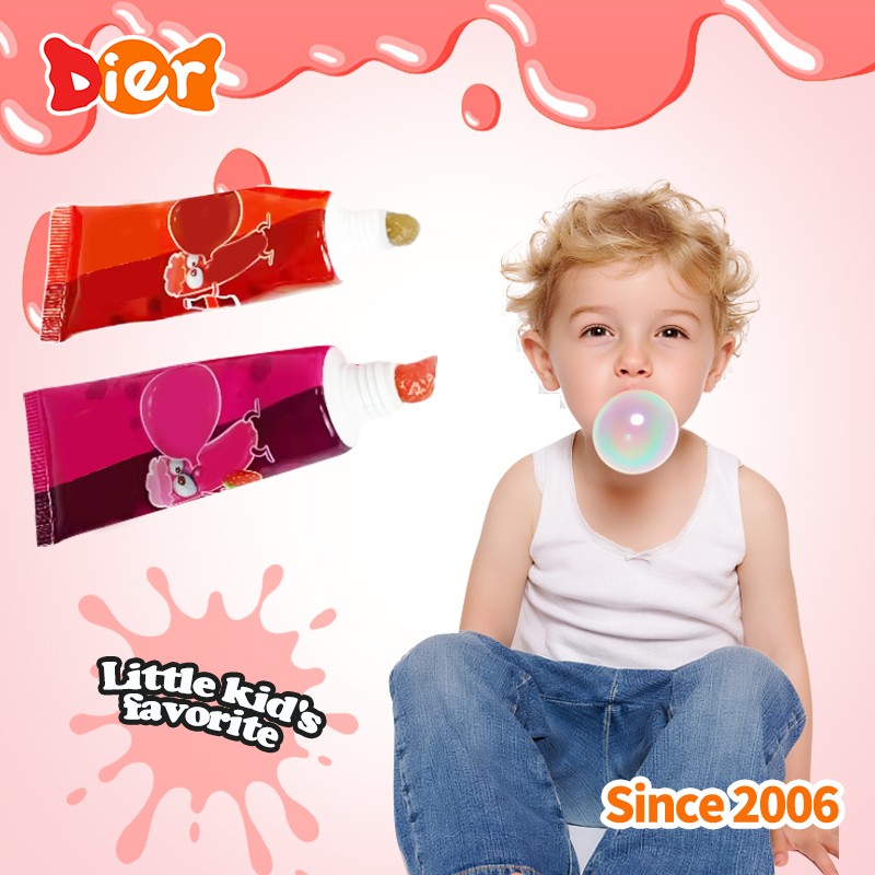 Bubble Gum Candy Supplier - OEM Jam Liquid Bubble Gum