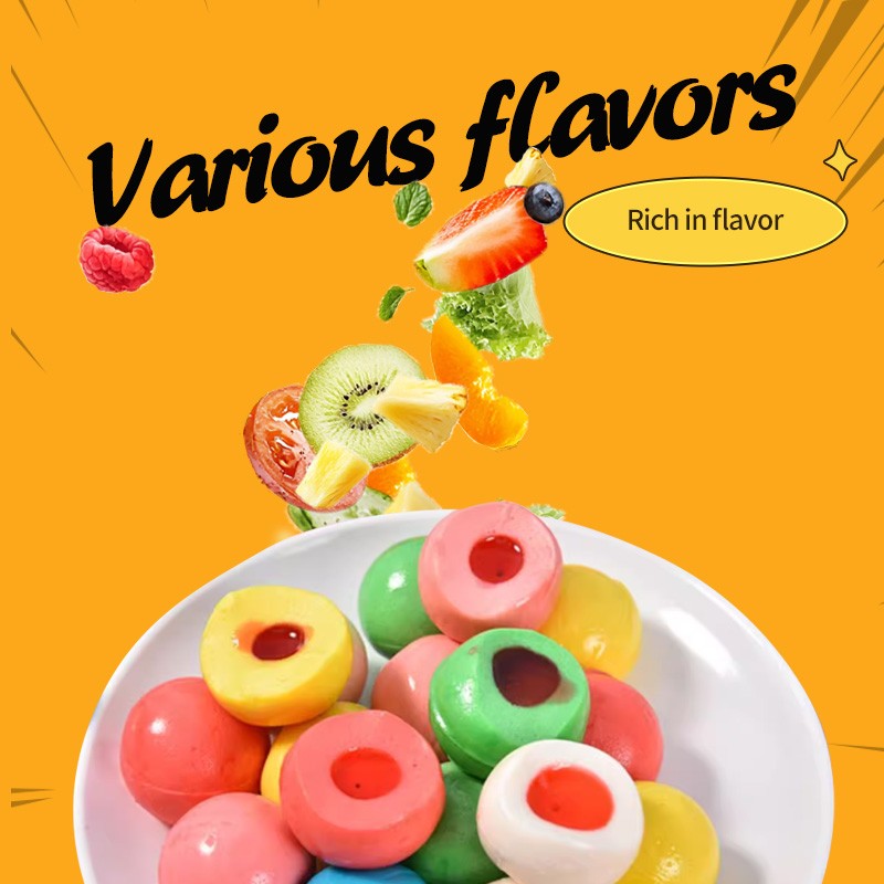 Jam Sandwich Gummy Candy Supplier - ODM Assorted Fruity Jam