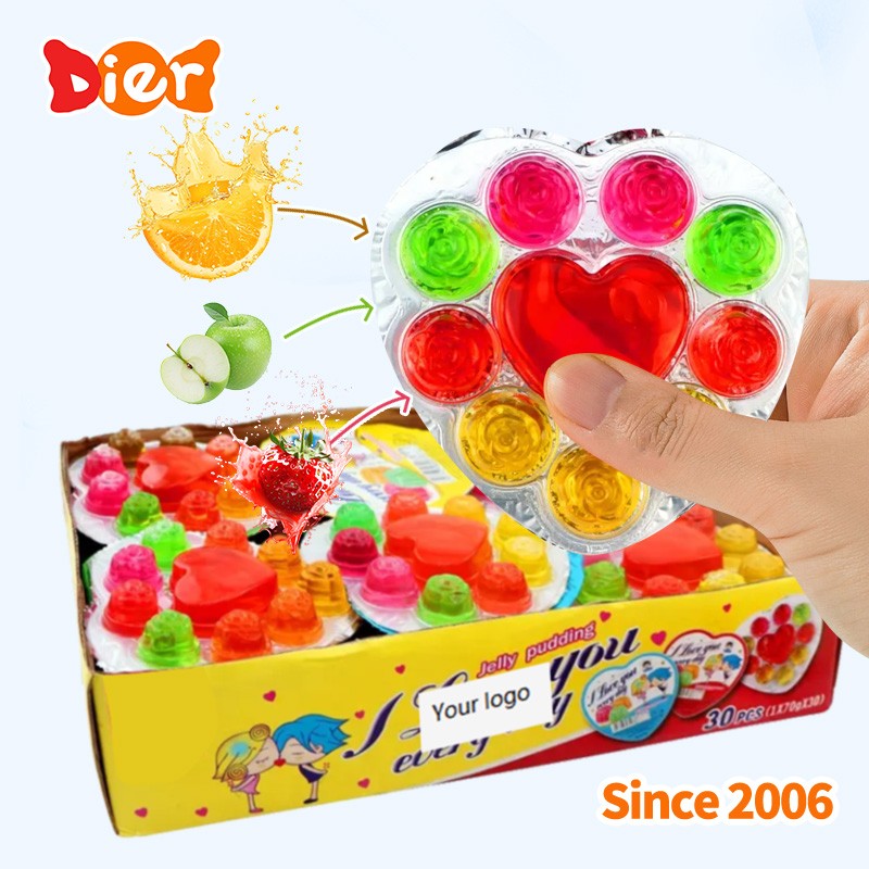 Heart Jelly Factory - OEM Halal Colorful Fruity