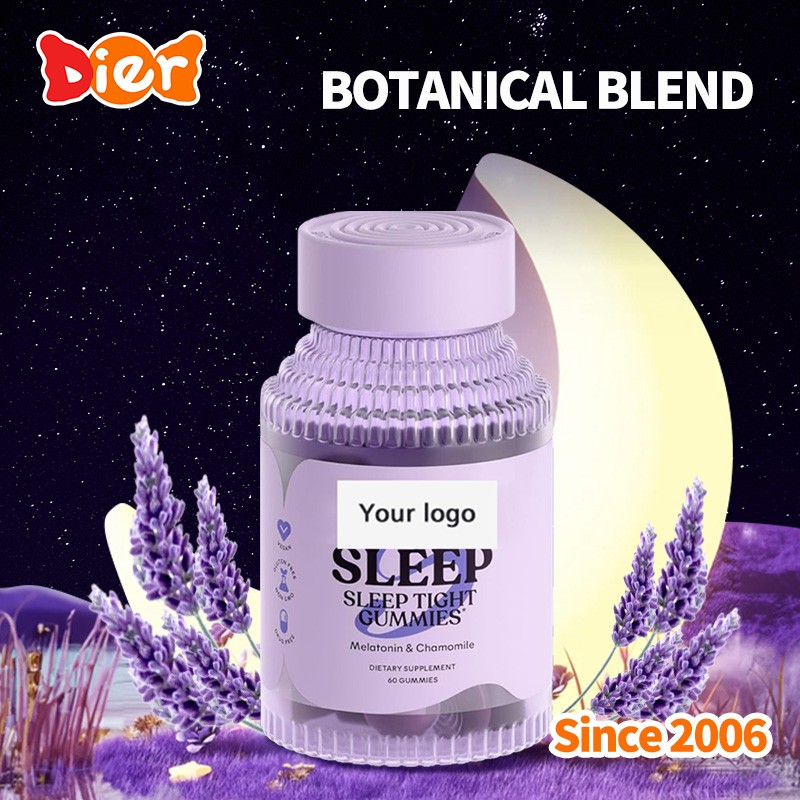 Sleep Gummy Candy Factory - OEM Halal Melatonin Berry Flavor