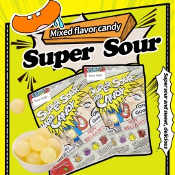 Sour Hard Candy Manufacturer - Custom Fruity Flavor Bag