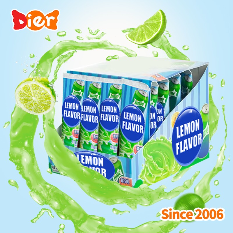 Toothpaste Liquid Candy Supplier - Halal Green Lemon Flavor