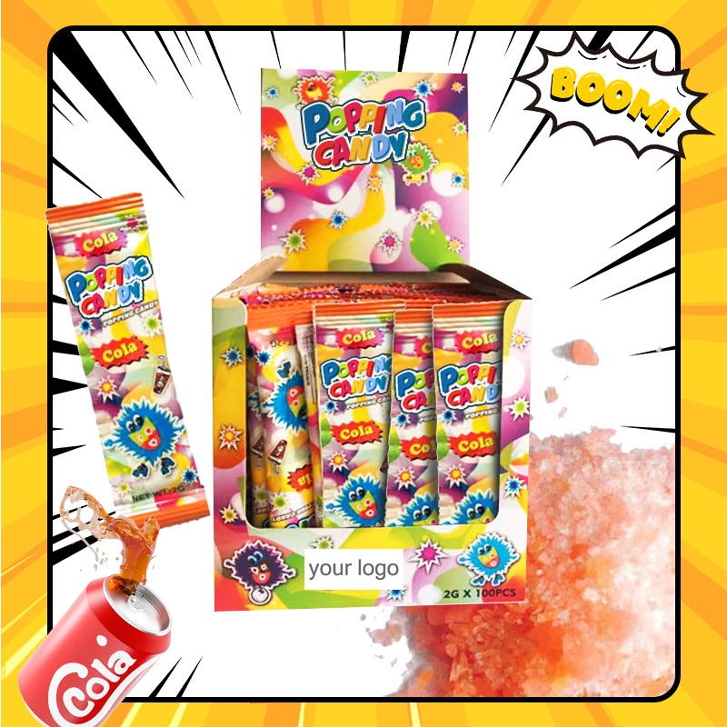 Popping Candy Manufacturer - ODM Sour Apple Strawberry