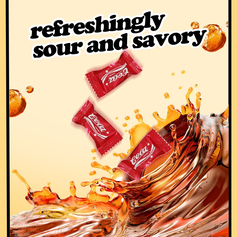 Cola Hard Candy Factory - ODM Fruity Soda Flavor Ball