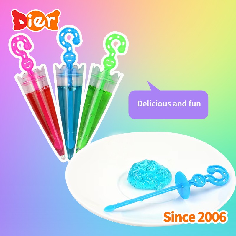 Umbrella Liquid Candy Supplier - Cartoon Mixed Fruit Jelly