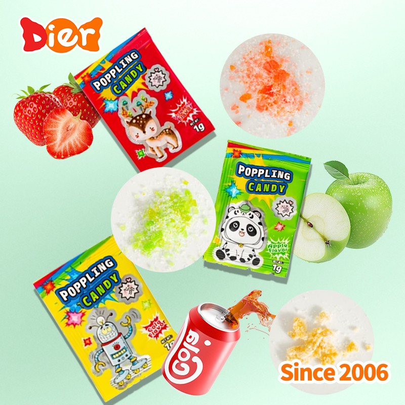 Popping Candy Supplier - ODM Sour Apple Flavor