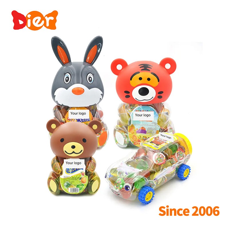 Animal Jelly Factory - Cute Cartoon Shape Bulk Bottle