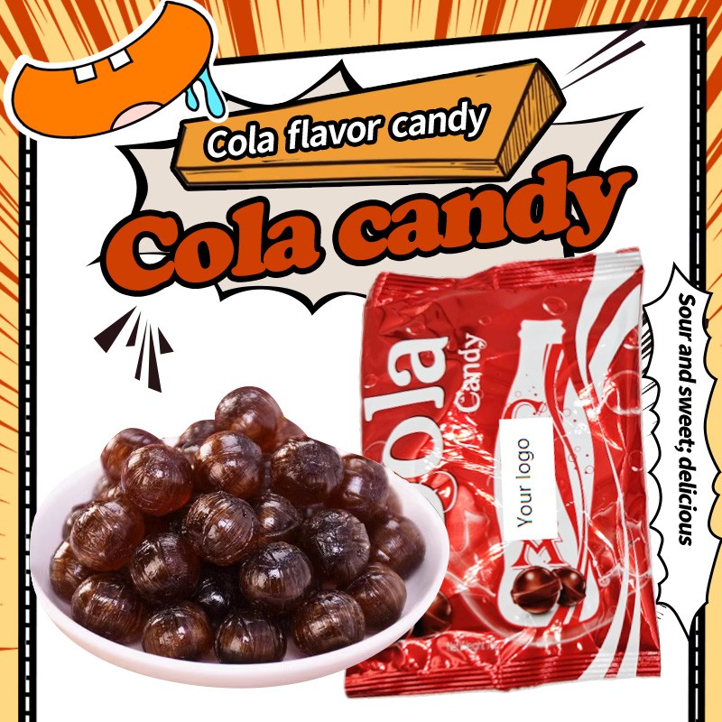 Cola Hard Candy Manufacturer - OEM Halal Round Ball